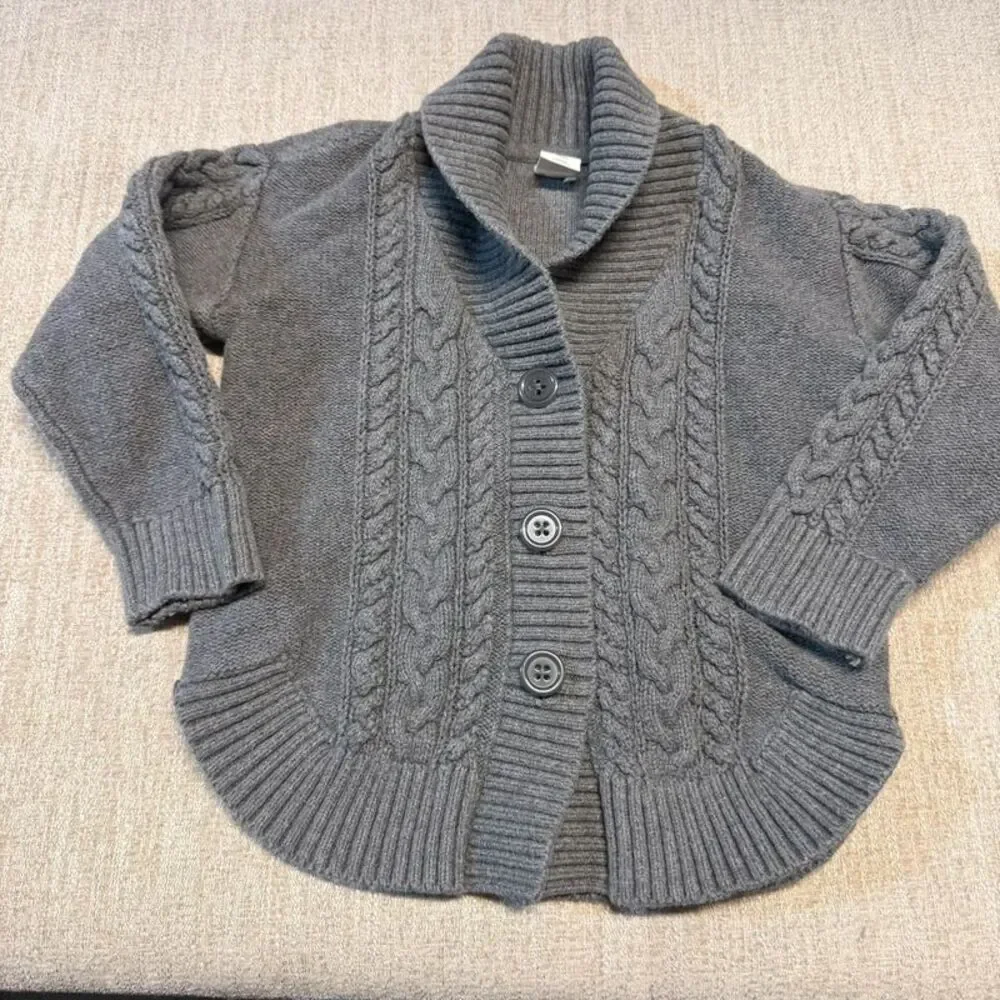 Gap  4T / 4 Boys Girls Unisex Gray Knit Sweater